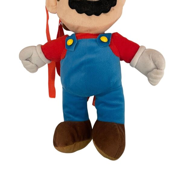 Super Mario Plush Backpack Large 17" Zipper Nintendo 2011 - Picture 3 of 12